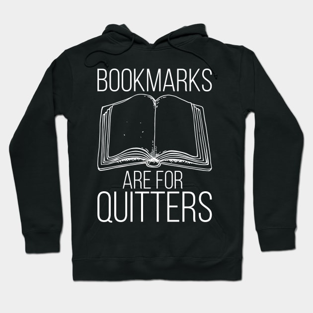 Bookworm Librarian Bookmark Book Reading Hoodie by shirtsyoulike